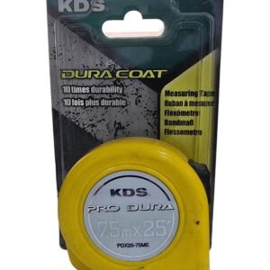 Muratec Pro Dura Coat Measuring Tape 25mm x 7.5m – PDX25-75ME Acrylic Coating, High Durability Steel Tape Measure