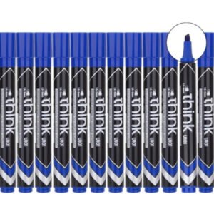 Permanent Marker U101-30, 1.5-5mm Chisel Pack of 2 (24pcs Blue)