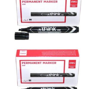 Permanent Marker U101-20, 1.5-5mm Chisel Pack of 2 (24pcs Black)