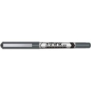 Roller Pen EQ20020 0.5mm, Smooth Writing, Non-Toxic, 12pcs Black – Student/Office