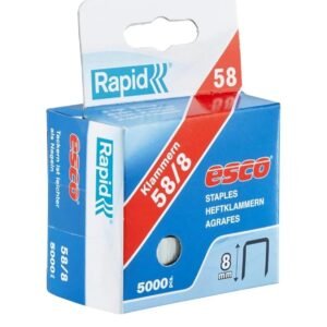 Esco 58/8mm Fine Wire Staples 5000pcs – Code 468080050