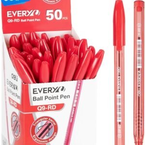 Ball Point Pen Mini Tip 0.7mm Red 50 pcs