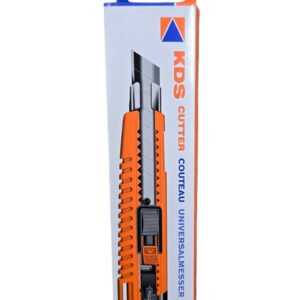 LC-405 18mm Cutter Knife Pack of 2 LC-405 18mm Utility Cutter Knife Pack of 2 | One-Hand Safety Lock | Heavy Duty Snap-Off Blade | Orange Handle | Made in Japan