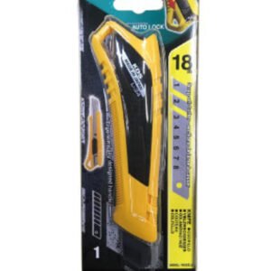 L-34YE 18mm Auto Lock Cutter – Heavy Duty, Rubberized Grip, Ergonomic Hand
