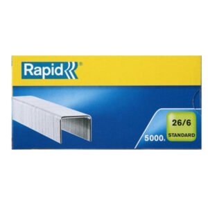 26/6mm Standard Staples Pack of 1 (5000pcs)