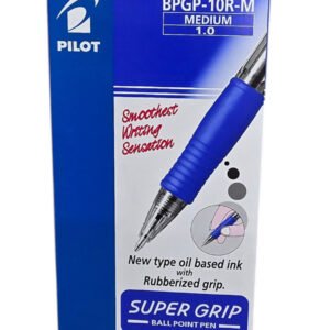 BPGP-10R-M Super Grip Ball Pen Blue 1.0mm Medium Refillable RFNS-GG-M
