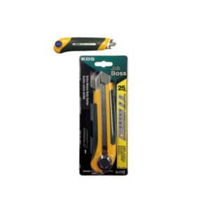 Reiter H-11YE Professional Cutter – 25mm Snap-Off Blade, Rubber Grip, Yellow
