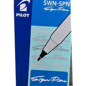 SWN-SPN Sign Pen Black Fine Tip Waterproof Marker Pack of 12 (1 Dozen)