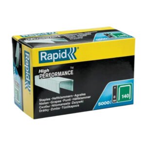 No.140 Flatwire Staples 8mm – 5000pcs – Silver – 11908111