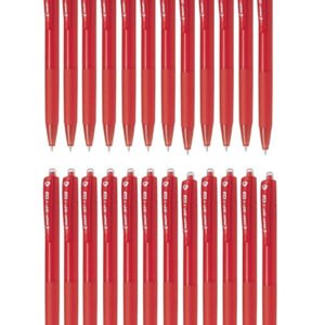 BP-1 RT Fine Tip Ball Pen, Red - Pack of 2 - 24 Pieces Red