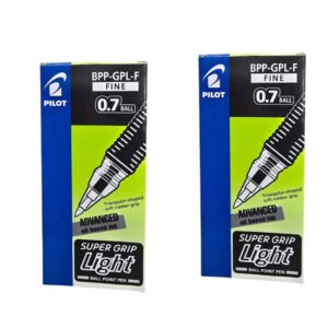 BPP-GPL-F Super Grip Ball Pen Black Fine Tip Pack of 24 Smooth Writing