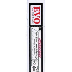 LB-10 EVO 18mm Heavy-Duty Cutter Blades – High Carbon Steel – Pack of 2 (20 Blades)