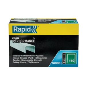 No.140 Flatwire Staples 12mm – 5000pcs – Silver – 11912311