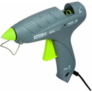 DIY 250W Glue Gun Kit for Home, with Glue Sticks & Stand - EG250
