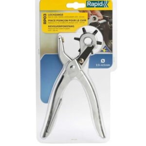 RP03 Leather Punch Plier 2.5–4.5mm Adjustable, Silver