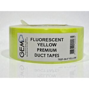 - Premium Duct/Cloth Tapes 50mmx25M - (FLUORESCENT YELLOW)