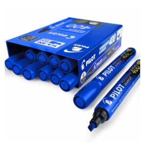 SCA-400 Permanent Marker Chisel Tip Blue Pack of 12 Pieces (Blue)