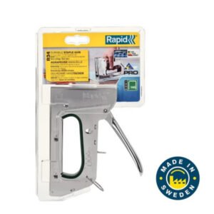 R34 Heavy Duty Hand Staple Gun – Adjustable Force – Steel