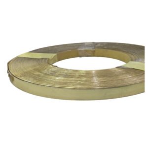 8874 Metallic Gold Brush PVC Edge Banding 23mm x 1mm 100m Roll Morbida Finish