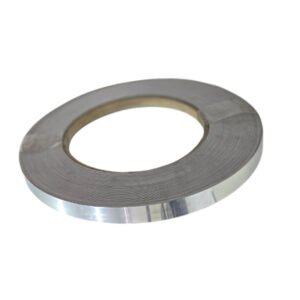 8873 Metallic Aluminium Silver PVC Edge Banding 23mm x 1mm 100m Roll Brushed Finish