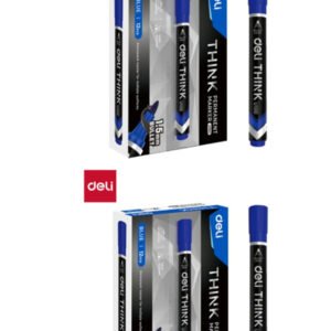 Permanent Marker U100-30, 1.5mm Bullet Pack of 2 (24pcs Blue)