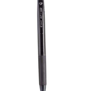 BP-1 RT Fine Retractable Ball Pen, 0.7mm, Black, Box of 12