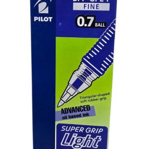 BPP-GPL-F Super Grip Ball Pen Blue Fine Tip Pack of 12 Smooth Writing
