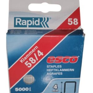 Esco 58/4mm Fine Wire Staples 5000pcs – Code 5000111