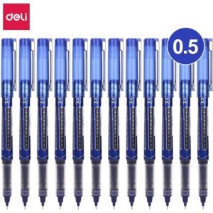 Eq202 30 Roller Pen Low Odor Ink Blue - (12 Pcs)
